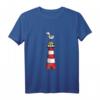 Nordsee & Ostsee Leuchtturm mit Möwe T-Shirt – Lustiges Urlaubsdesign für Kinder, Damen & Herren als Geschenkidee für Norddeutschland-Urlauber