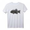 Barsch Angeln Wald - Largemouth & Kleinmouth Fisherman T-Shirt für Angler und Outdoor-Fans