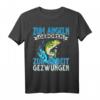 Zum Angeln Geboren Zur Arbeit Gezwungen Angler T-Shirt – Perfekt für leidenschaftliche Fischer und Anglerinnen