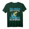 Zum Angeln Geboren Zur Arbeit Gezwungen Angler T-Shirt – Perfekt für leidenschaftliche Fischer und Anglerinnen