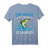 Zum Angeln Geboren Zur Arbeit Gezwungen Angler T-Shirt – Perfekt für leidenschaftliche Fischer und Anglerinnen