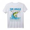 Zum Angeln Geboren Zur Arbeit Gezwungen Angler T-Shirt – Perfekt für leidenschaftliche Fischer und Anglerinnen