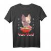Kawaii Neko Ramen Lover Japanese Noodle Anime T-Shirt – Perfekt für Katzen- und Ramen-Fans, Otaku & Anime Enthusiasten