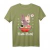 Kawaii Neko Ramen Lover Japanese Noodle Anime Halbarm T-Shirt – Perfekt für Katzen- und Anime-Fans, Otaku, Cosplay & Ramen Liebhaber