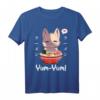 Kawaii Neko Ramen Lover Japanese Noodle Anime Halbarm T-Shirt – Perfekt für Katzen- und Anime-Fans, Otaku, Cosplay & Ramen Liebhaber