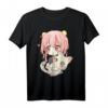Anime und Katzen Liebhaber T-Shirt für Teenager – Kawaii Manga Otaku Grafik Design für Anime- und Katzenfans