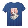 Anime und Katzen Liebhaber T-Shirt für Teenager – Kawaii Manga Otaku Grafik Design für Anime- und Katzenfans