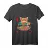 Japan Asien Katze Nudel Essstäbchen Futter Essen T-Shirt – Originelles Geschenk für Katzen- und Asia-Fans, perfekt für Partys und Anlässe