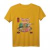 Japan Asien Katze Nudel Essstäbchen Futter Essen T-Shirt – Originelles Geschenk für Katzen- und Asia-Fans, perfekt für Partys und Anlässe