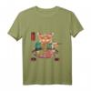 Japan Asien Katze Nudel Essstäbchen Futter Essen T-Shirt – Originelles Geschenk für Katzen- und Asia-Fans, perfekt für Partys und Anlässe