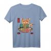Japan Asien Katze Nudel Essstäbchen Futter Essen T-Shirt – Originelles Geschenk für Katzen- und Asia-Fans, perfekt für Partys und Anlässe
