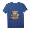 Japan Asien Katze Nudel Essstäbchen Futter Essen T-Shirt – Originelles Geschenk für Katzen- und Asia-Fans, perfekt für Partys und Anlässe