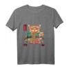 Japan Asien Katze Nudel Essstäbchen Futter Essen T-Shirt – Originelles Geschenk für Katzen- und Asia-Fans, perfekt für Partys und Anlässe