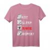 Eat Sleep Anime Repeat Manga Japan Kanji Weeb Vintage Anime T-Shirt – Perfektes Geschenk für Anime, Manga und Cosplay Fans