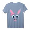 Lächelnder animierter Osterhase T-Shirt für Erwachsene & Kinder – Klassisch geschnitten, perfekt für Ostern & Festliche Anlässe