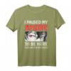 Lustiges 'I Paused My Anime To Be Here' Anime T-Shirt - Perfektes Cosplay- und Otaku-Geschenk für Fans, Teenager & Manga-Liebhaber