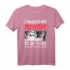Lustiges 'I Paused My Anime To Be Here' Anime T-Shirt - Perfektes Cosplay- und Otaku-Geschenk für Fans, Teenager & Manga-Liebhaber