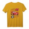 Pixar Cars Lightning McQueen Lightyear Tire Treads T-Shirt - Offizielles Lizenzprodukt für Cars Fans und Geburtstagsgeschenke