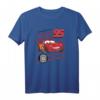 Pixar Cars Lightning McQueen Lightyear Tire Treads T-Shirt - Offizielles Lizenzprodukt für Cars Fans und Geburtstagsgeschenke