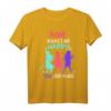 Anime Figuren Animation Spruch T-Shirt - Klassisch geschnitten, doppelt genähter Saum, perfekt für Anime Fans