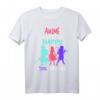 Anime Figuren Animation Spruch T-Shirt - Klassisch geschnitten, doppelt genähter Saum, perfekt für Anime Fans
