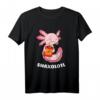 Axolotl Snaxolotl T-Shirt mit Chips Design - Lustiges Geschenk für Axolotl Fans und Aquarium-Besitzer, Perfekt für Mädchen und Jungen
