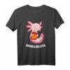 Axolotl Snaxolotl T-Shirt mit Chips Design - Lustiges Geschenk für Axolotl Fans und Aquarium-Besitzer, Perfekt für Mädchen und Jungen