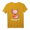 Axolotl Snaxolotl T-Shirt mit Chips Design - Lustiges Geschenk für Axolotl Fans und Aquarium-Besitzer, Perfekt für Mädchen und Jungen