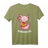 Axolotl Snaxolotl T-Shirt mit Chips Design - Lustiges Geschenk für Axolotl Fans und Aquarium-Besitzer, Perfekt für Mädchen und Jungen