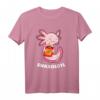 Axolotl Snaxolotl T-Shirt mit Chips Design - Lustiges Geschenk für Axolotl Fans und Aquarium-Besitzer, Perfekt für Mädchen und Jungen