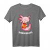 Axolotl Snaxolotl T-Shirt mit Chips Design - Lustiges Geschenk für Axolotl Fans und Aquarium-Besitzer, Perfekt für Mädchen und Jungen