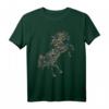Arabische Kalligraphie Arabisches Pferd - Al-Mutanabbi Gedicht T-Shirt, einzigartiges islamisches Kunstdesign, Geschenk für Pferdeliebhaberinnen und Kunstfans