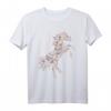 Arabische Kalligraphie Arabisches Pferd - Al-Mutanabbi Gedicht T-Shirt, einzigartiges islamisches Kunstdesign, Geschenk für Pferdeliebhaberinnen und Kunstfans