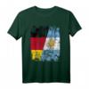 ARGENTINIEN DEUTSCHLAND Flagge T-Shirt für Damen, Herren & Kinder – Klassisch geschnitten mit doppelt genähtem Saum für Fans beider Länder