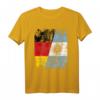 ARGENTINIEN DEUTSCHLAND Flagge T-Shirt für Damen, Herren & Kinder – Klassisch geschnitten mit doppelt genähtem Saum für Fans beider Länder