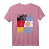 ARGENTINIEN DEUTSCHLAND Flagge T-Shirt für Damen, Herren & Kinder – Klassisch geschnitten mit doppelt genähtem Saum für Fans beider Länder
