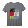ARGENTINIEN DEUTSCHLAND Flagge T-Shirt für Damen, Herren & Kinder – Klassisch geschnitten mit doppelt genähtem Saum für Fans beider Länder