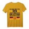 DDR NVA Armee Veteran T-Shirt - Ostalgie Geschenk für DDR Fans, Ostdeutsche & ehemalige NVA Angehörige, Vatertag & Geburtstag