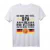 DDR NVA Armee Veteran T-Shirt - Ostalgie Geschenk für DDR Fans, Ostdeutsche & ehemalige NVA Angehörige, Vatertag & Geburtstag