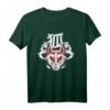 Japanisches Kitsune Masken-Shirt im Cyberpunk-Stil mit Fox, Ninja und Oni – Futuristische Anime-Designs, Kawaii Monster & Geschenk für Japan-Fans