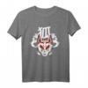 Japanisches Kitsune Masken-Shirt im Cyberpunk-Stil mit Fox, Ninja und Oni – Futuristische Anime-Designs, Kawaii Monster & Geschenk für Japan-Fans