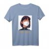 Antisocial Vaporwave Anime Mädchen T-Shirt mit japanischer Ästhetik und Waifu-Kunst – Perfekt für Otaku, Emo, Egirl & Harajuku Fans