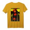 Mona Lisa Red Yellow Modern Art Punk Leonardo Da Vinci T-Shirt - Buntes Kunstmotiv für Kunstliebhaber und Punk-Fans