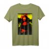 Mona Lisa Red Yellow Modern Art Punk Leonardo Da Vinci T-Shirt - Buntes Kunstmotiv für Kunstliebhaber und Punk-Fans