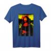 Mona Lisa Red Yellow Modern Art Punk Leonardo Da Vinci T-Shirt - Buntes Kunstmotiv für Kunstliebhaber und Punk-Fans