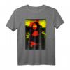 Mona Lisa Red Yellow Modern Art Punk Leonardo Da Vinci T-Shirt - Buntes Kunstmotiv für Kunstliebhaber und Punk-Fans