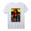 Mona Lisa Red Yellow Modern Art Punk Leonardo Da Vinci T-Shirt - Buntes Kunstmotiv für Kunstliebhaber und Punk-Fans