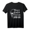 Wave-Gotik-Treffen 2019 Schädel Gothic T-Shirt - Perfektes Festival-Shirt für Gothic, Darkwave, Metal, Industrial und Punk Fans in Leipzig