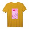 Vaporwave Japanisch Kranich T-Shirt mit Hokusai Kunst - Pastellfarbenes Kawaii Design für Streetwear und Teenager