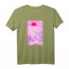 Vaporwave Japanisch Kranich T-Shirt mit Hokusai Kunst - Pastellfarbenes Kawaii Design für Streetwear und Teenager